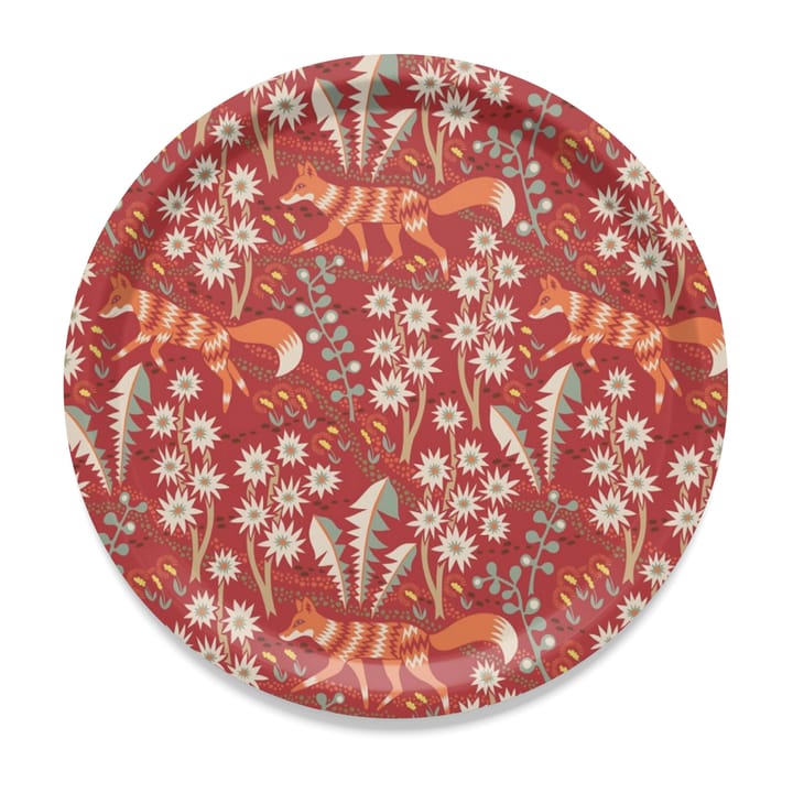Stjärnspeja 트레이 Ø38 cm - Red - Arvidssons Textil | �아르빗손 텍스타일