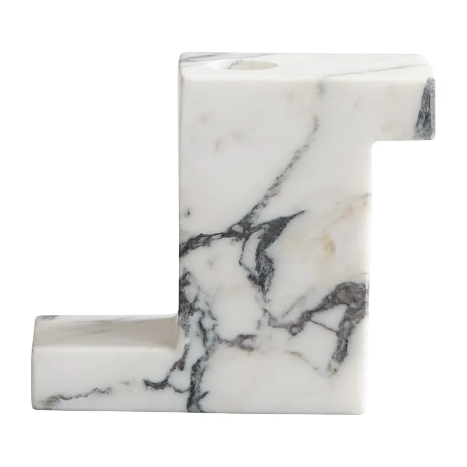 브릭 하이 캔들홀더 10.5x12.5 cm, Calacatta 101 Copenhagen | 101 코펜하겐