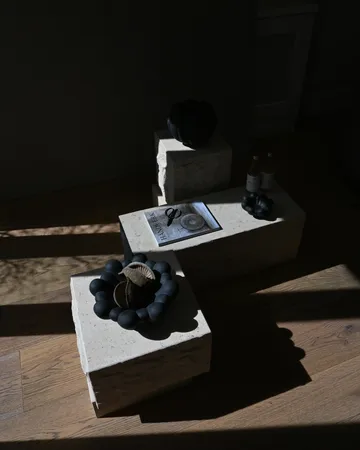 블룸 트레이 메디오 Ø28,5 cm - Black - 101 Copenhagen | 101 코펜하겐