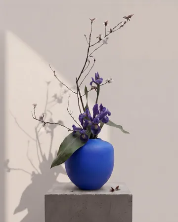 스나오 화병 메디오 30 cm - Marrakech blue - 101 Copenhagen | 101 코펜하겐