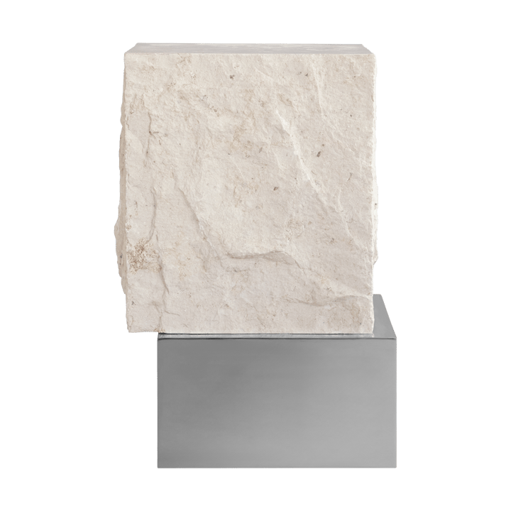 템플 사이드 테이블 톨 50x33 cm - Chrome-limestone - 101 Copenhagen | 101 코펜하겐