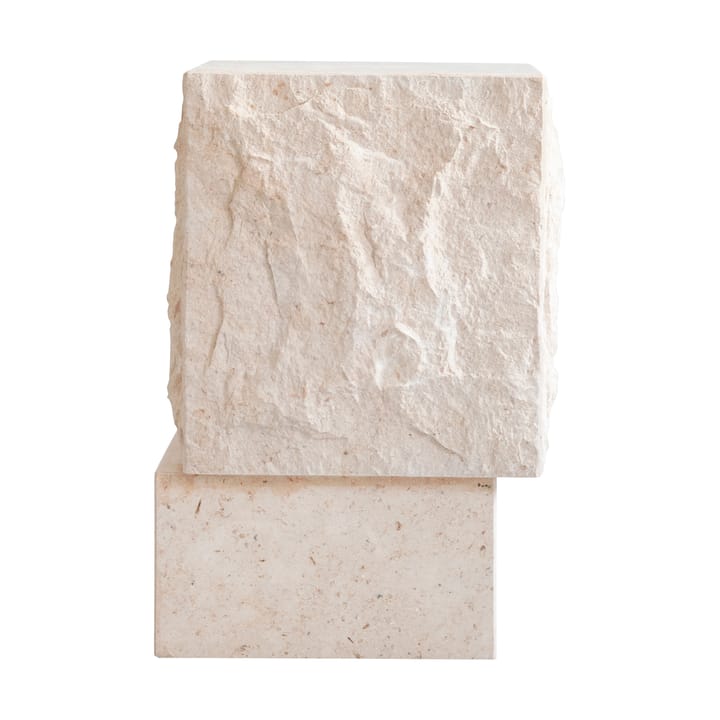 템플 사이드 테이블 톨 50x33 cm - Chrome-limestone - 101 Copenhagen | 101 코펜하겐