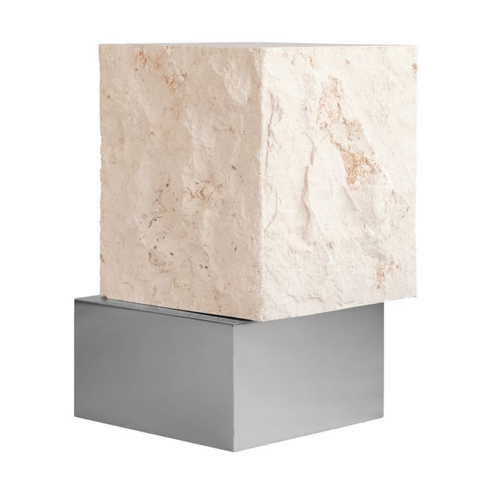 템플 사이드 테이블 톨 50x33 cm, Chrome-limestone 101 Copenhagen | 101 코펜하겐