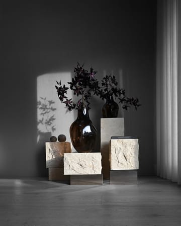 템플 사이드 테이블 톨 50x33 cm - Chrome-limestone - 101 Copenhagen | 101 코펜하겐