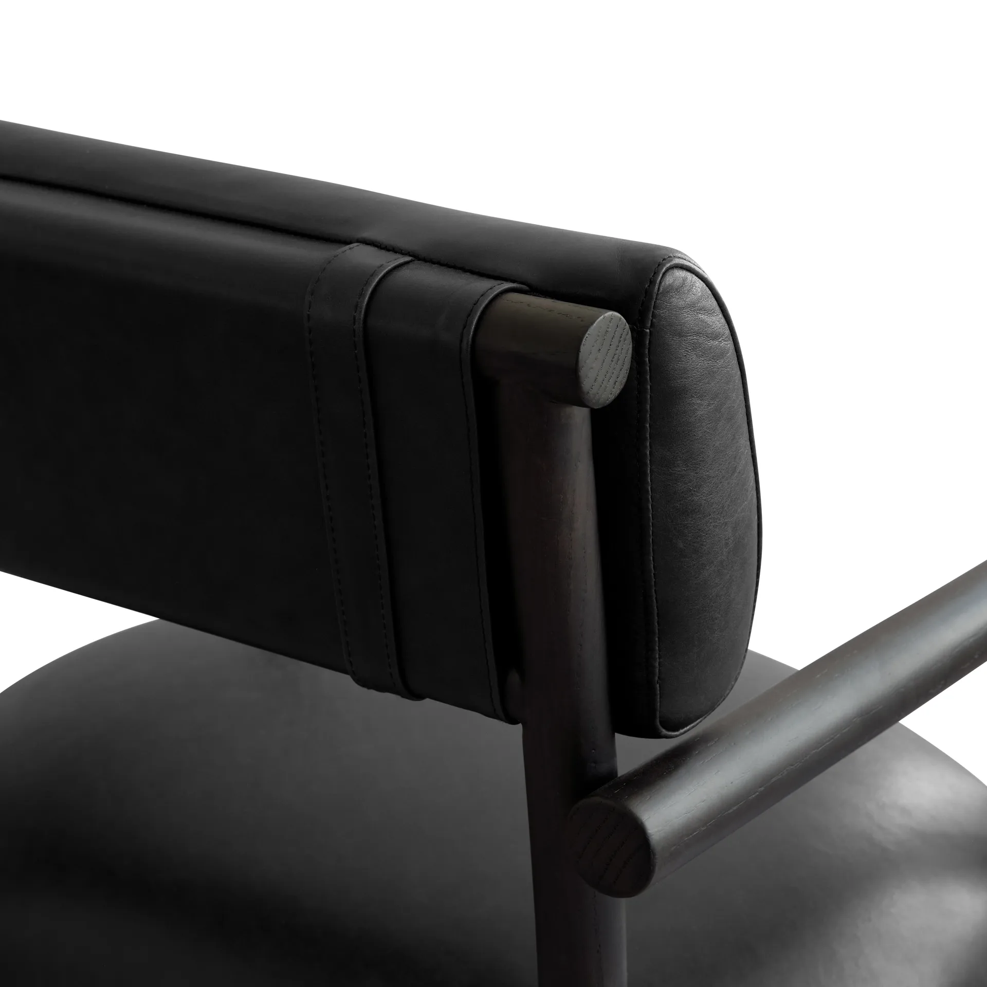 나마 라운지 체어, Aniline leather black 101 Copenhagen | 101 코펜하겐