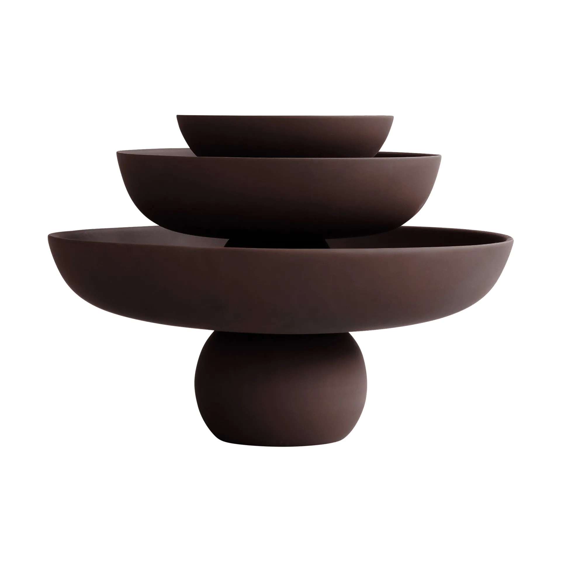 Baburu 대형 보울 Ø43 cm, Chocolate brown 101 Copenhagen | 101 코펜하겐