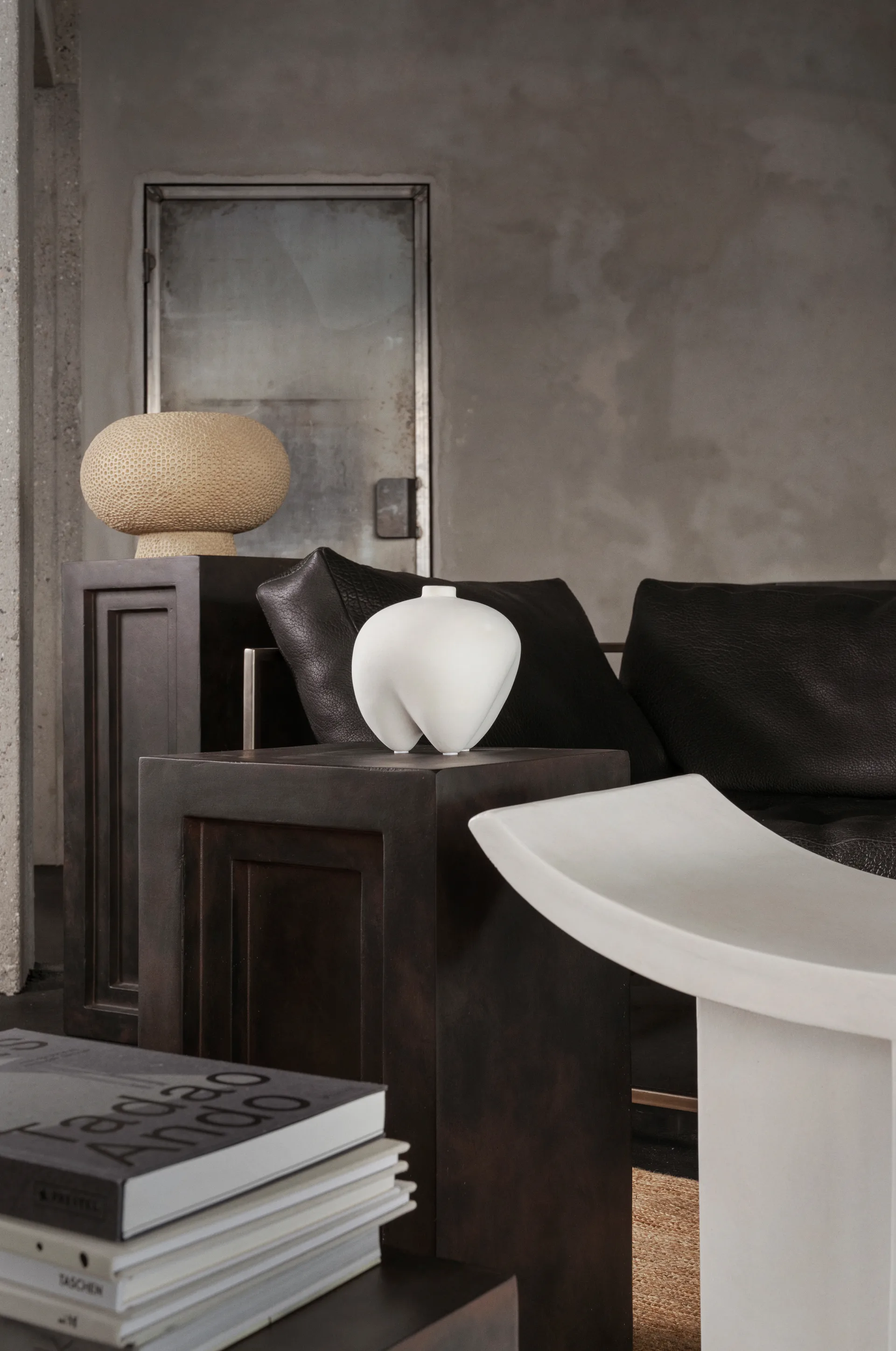 Brutus 스툴 50x60 cm, Bone White 101 Copenhagen | 101 코펜하겐