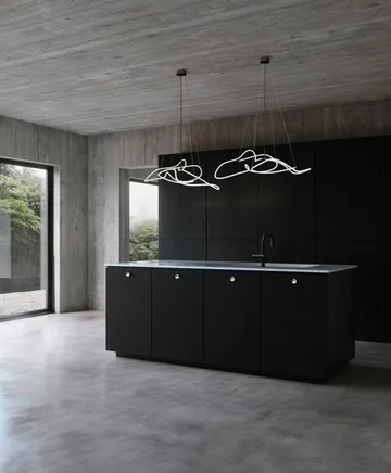 고스트 샹들리에 미니 천장 조명 - Burned black - 101 Copenhagen | 101 코펜하겐