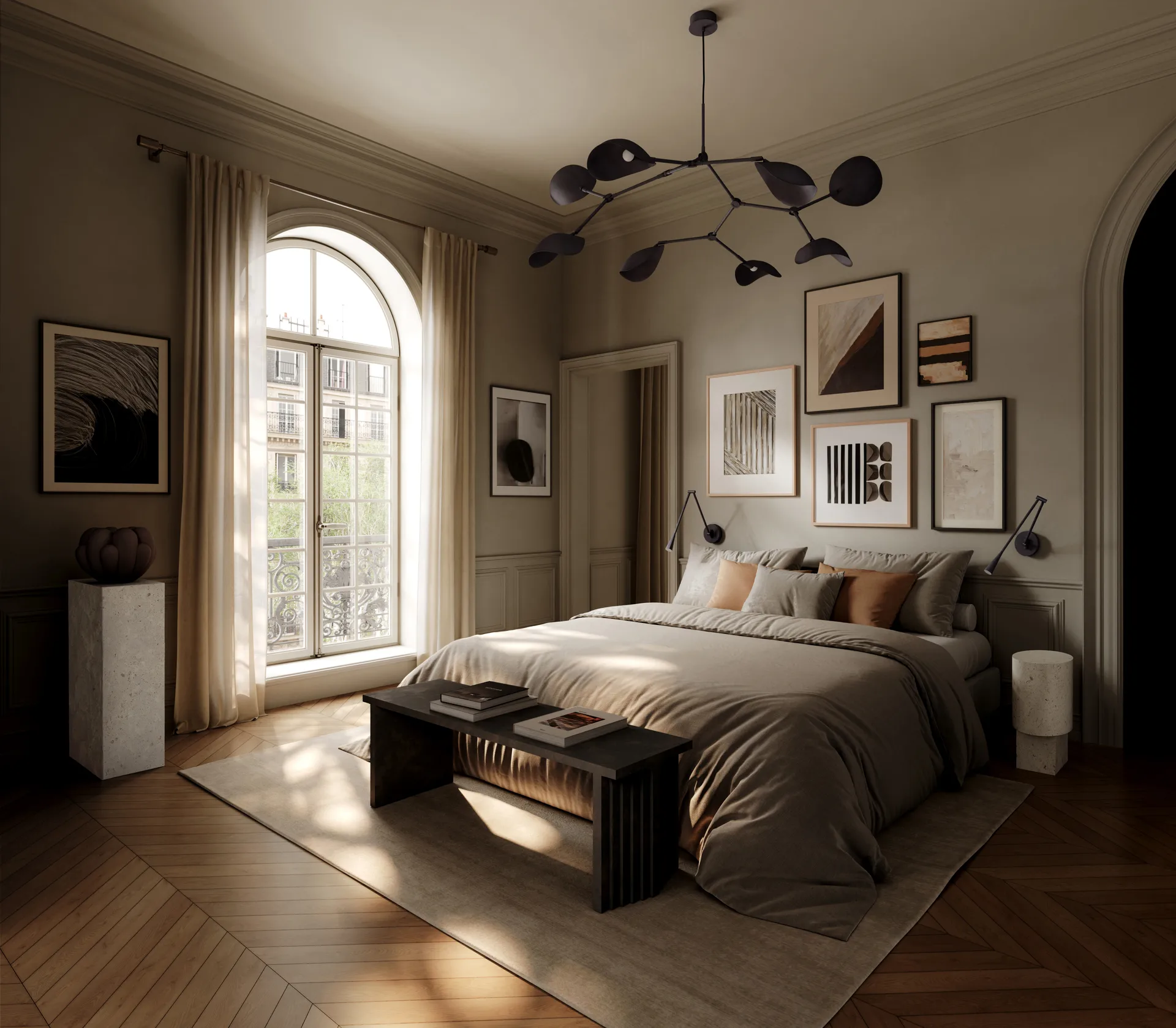 스네이크 벽 조명, Burned Black 101 Copenhagen | 101 코펜하겐