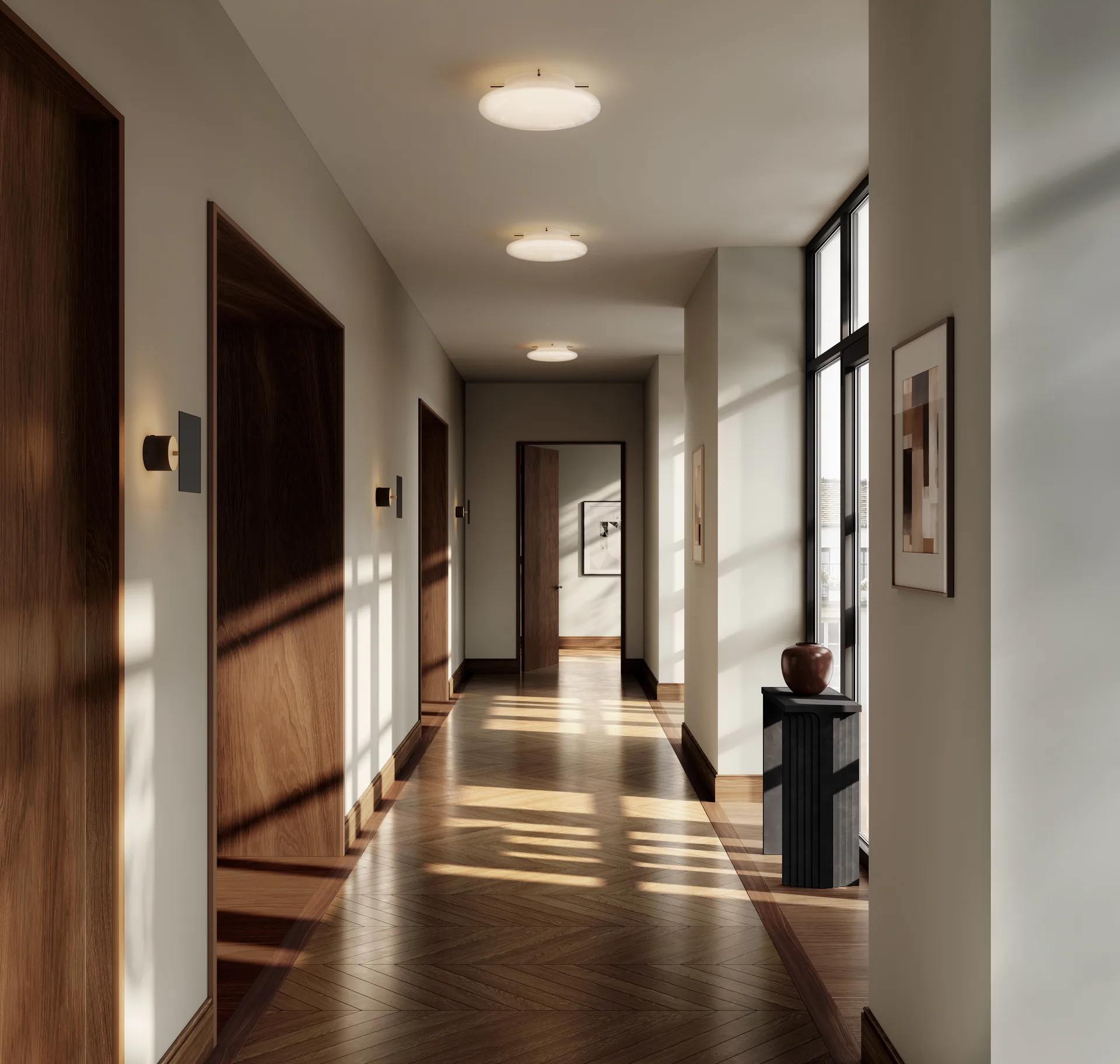 카멜레온 벽 조명, Burned Black 101 Copenhagen | 101 코펜하겐