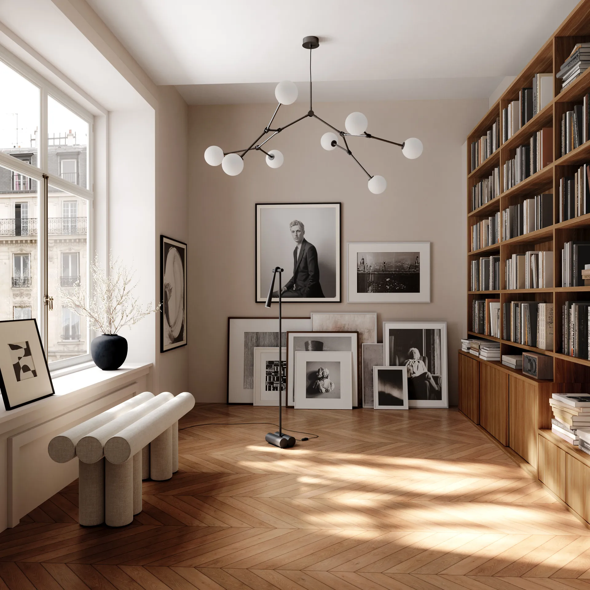 스네이크 플로어 조명, Burned Black 101 Copenhagen | 101 코펜하겐