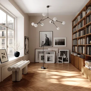 스네이크 플로어 조명 - Burned Black - 101 Copenhagen | 101 코펜하겐