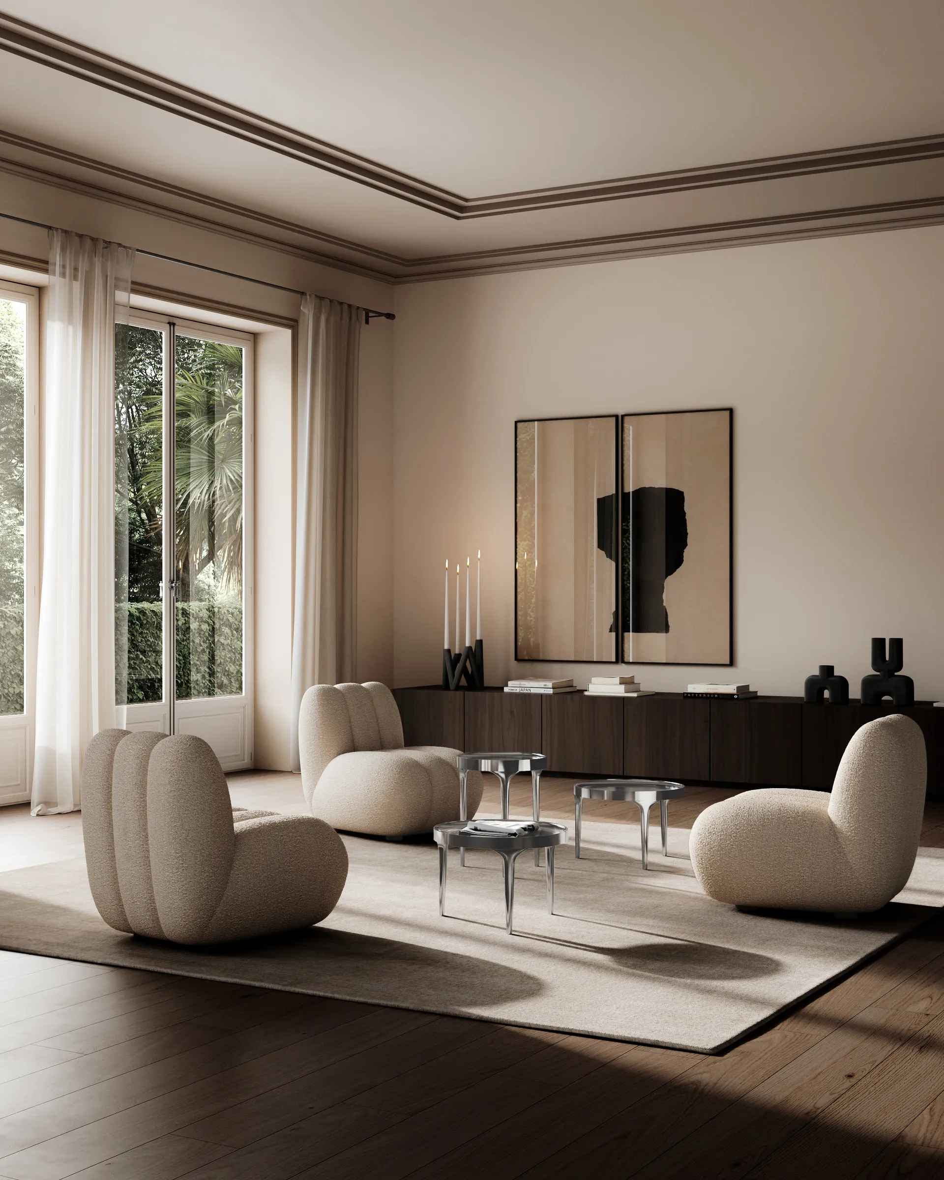 팬텀 테이블, Chrome tall 101 Copenhagen | 101 코펜하겐