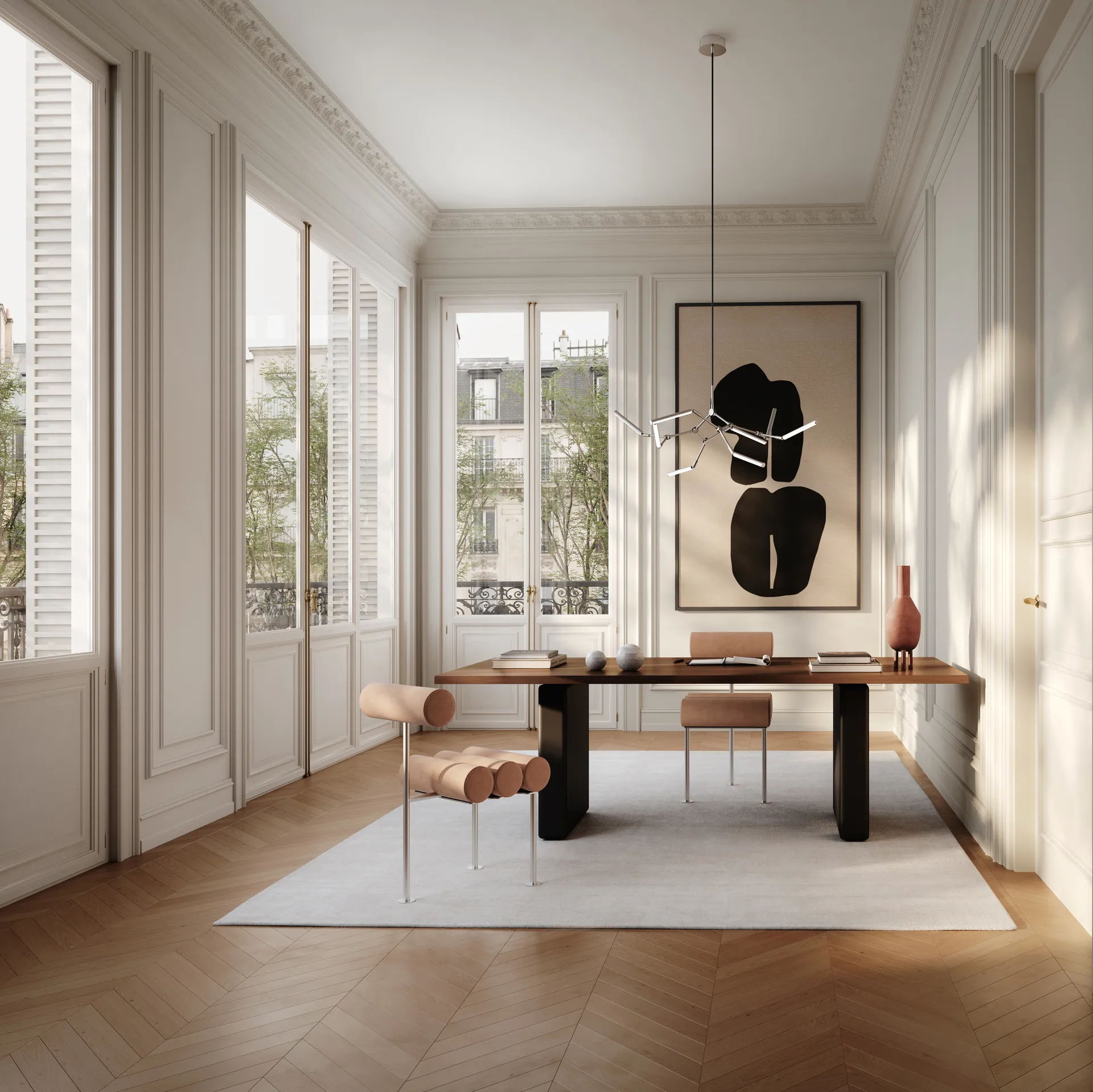 스틱 샹들리에 천장 크라운 미니, Chrome 101 Copenhagen | 101 코펜하겐