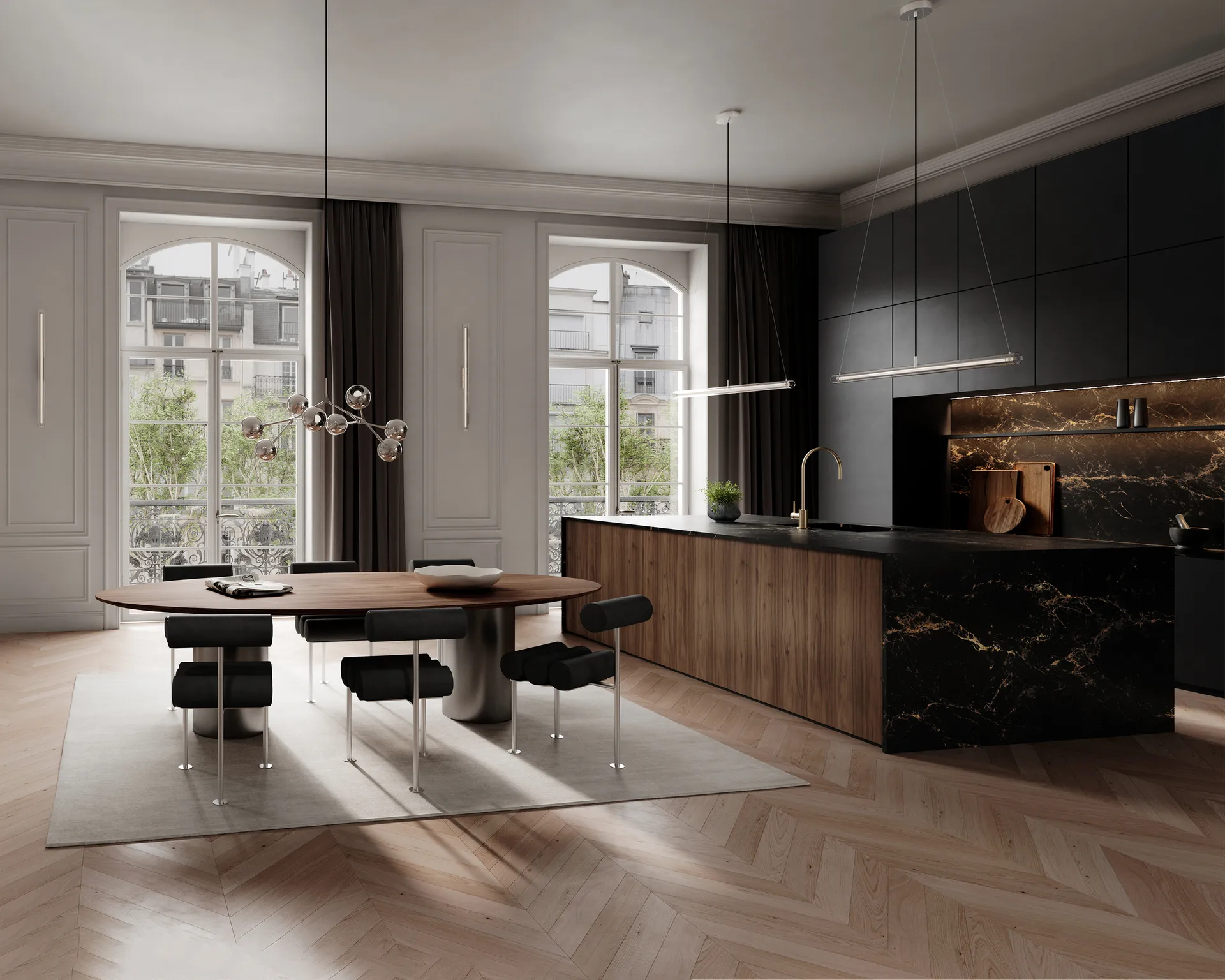 프레임 벽 조명 빅, Chrome 101 Copenhagen | 101 코펜하겐