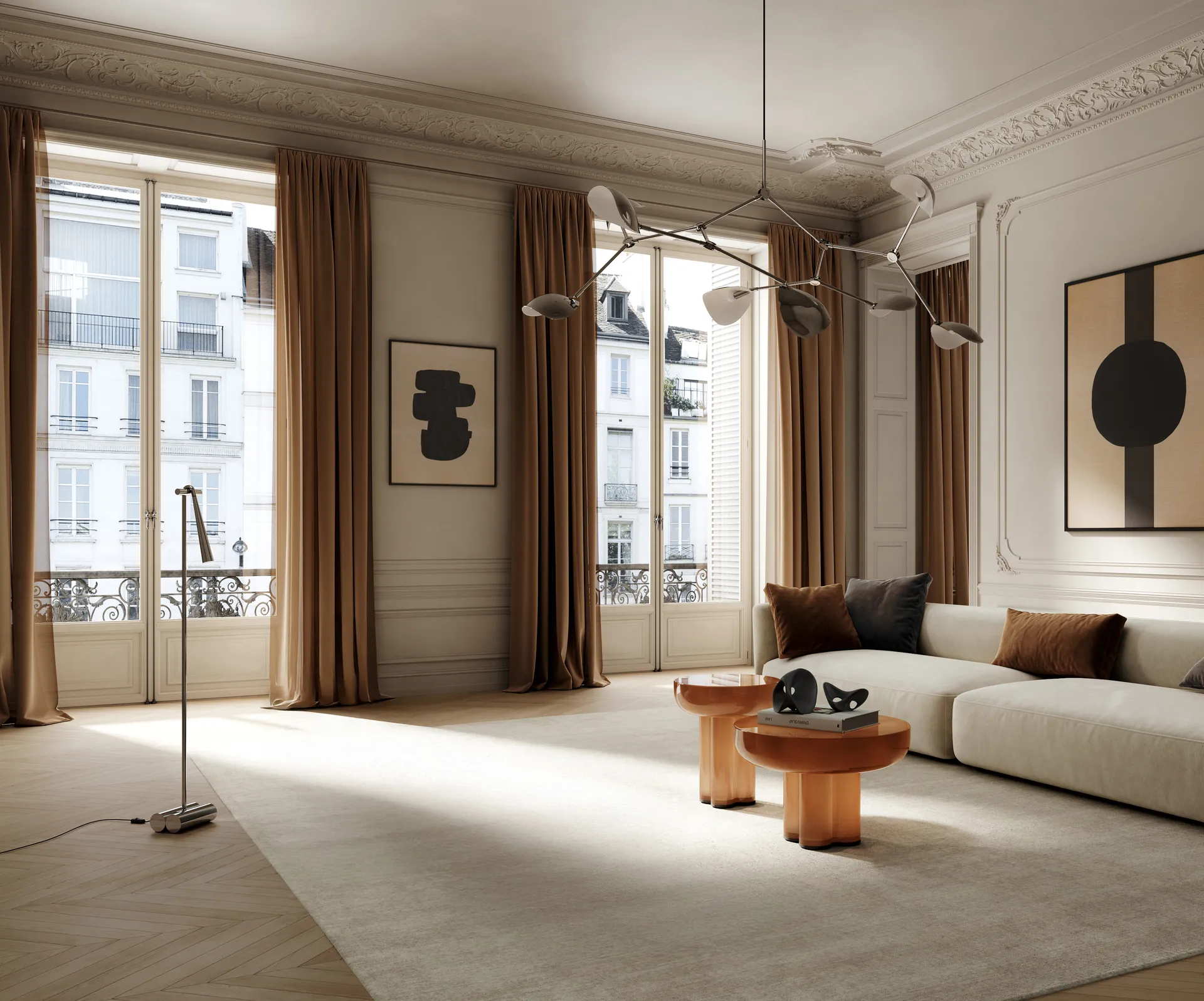 스네이크 플로어 조명, Chrome 101 Copenhagen | 101 코펜하겐