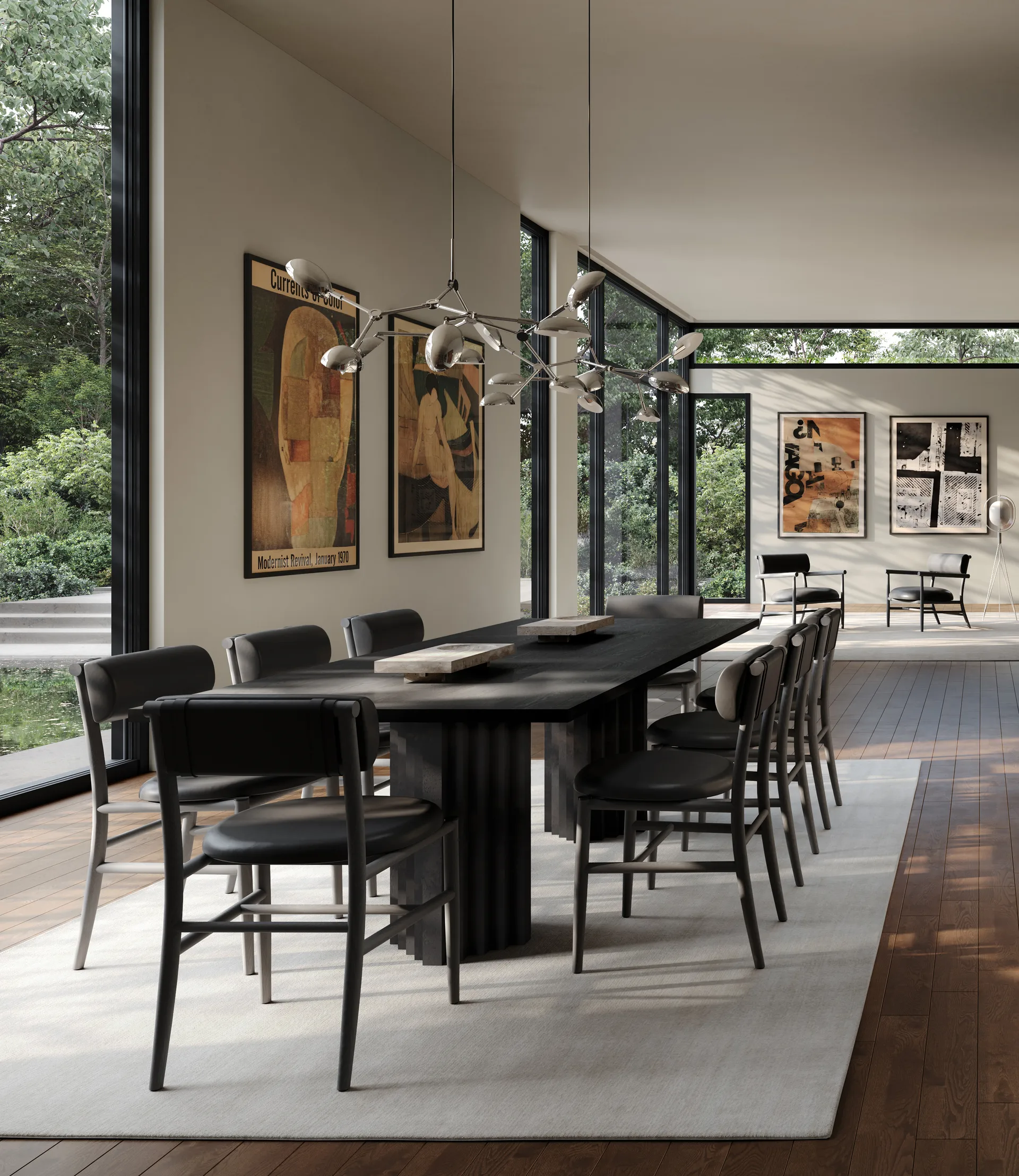 드롭 샹들리에 펜던트 조명 미니, Chrome 101 Copenhagen | 101 코펜하겐