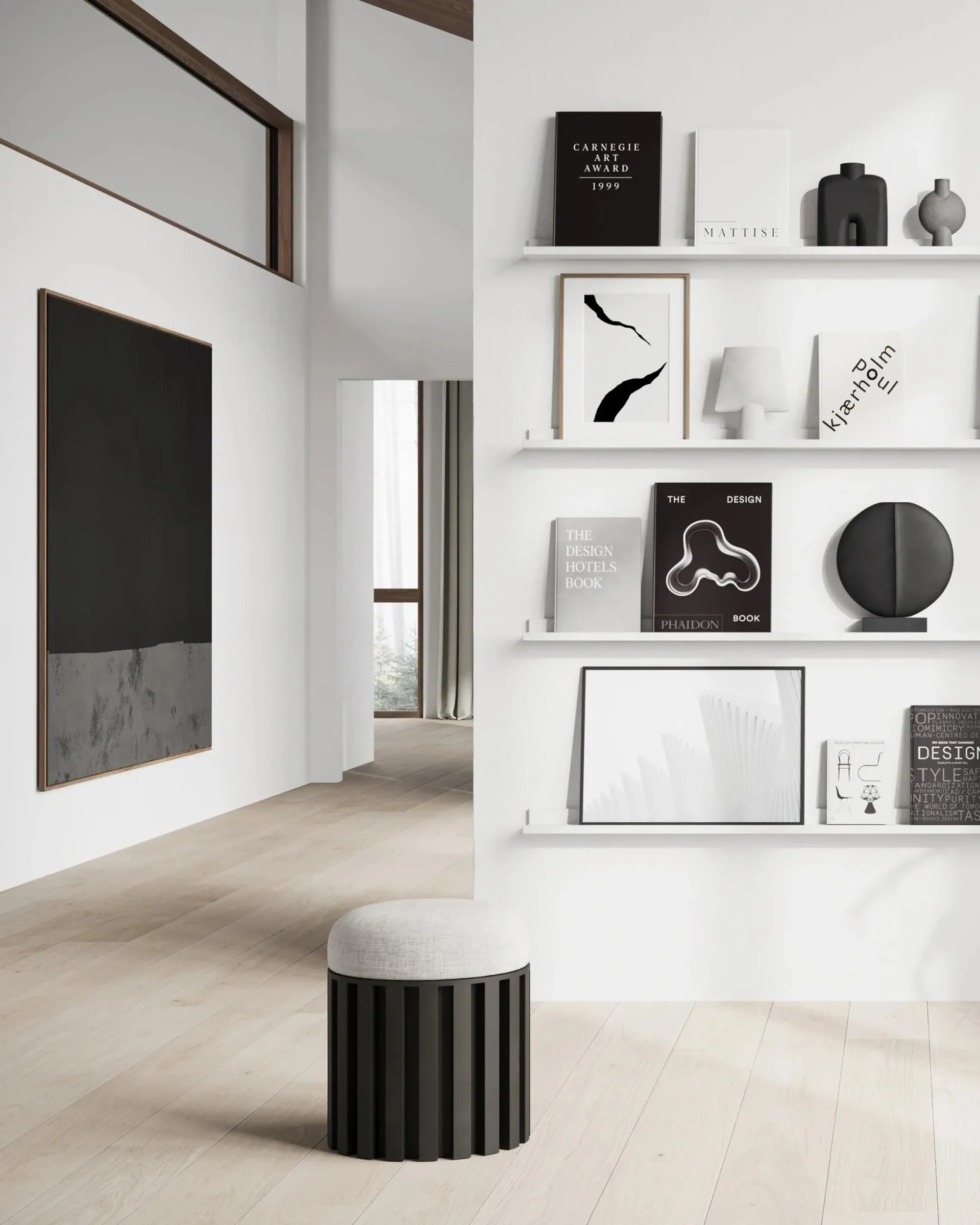 트리뷰 스툴 리넨, Coffee-white chalk 101 Copenhagen | 101 코펜하겐