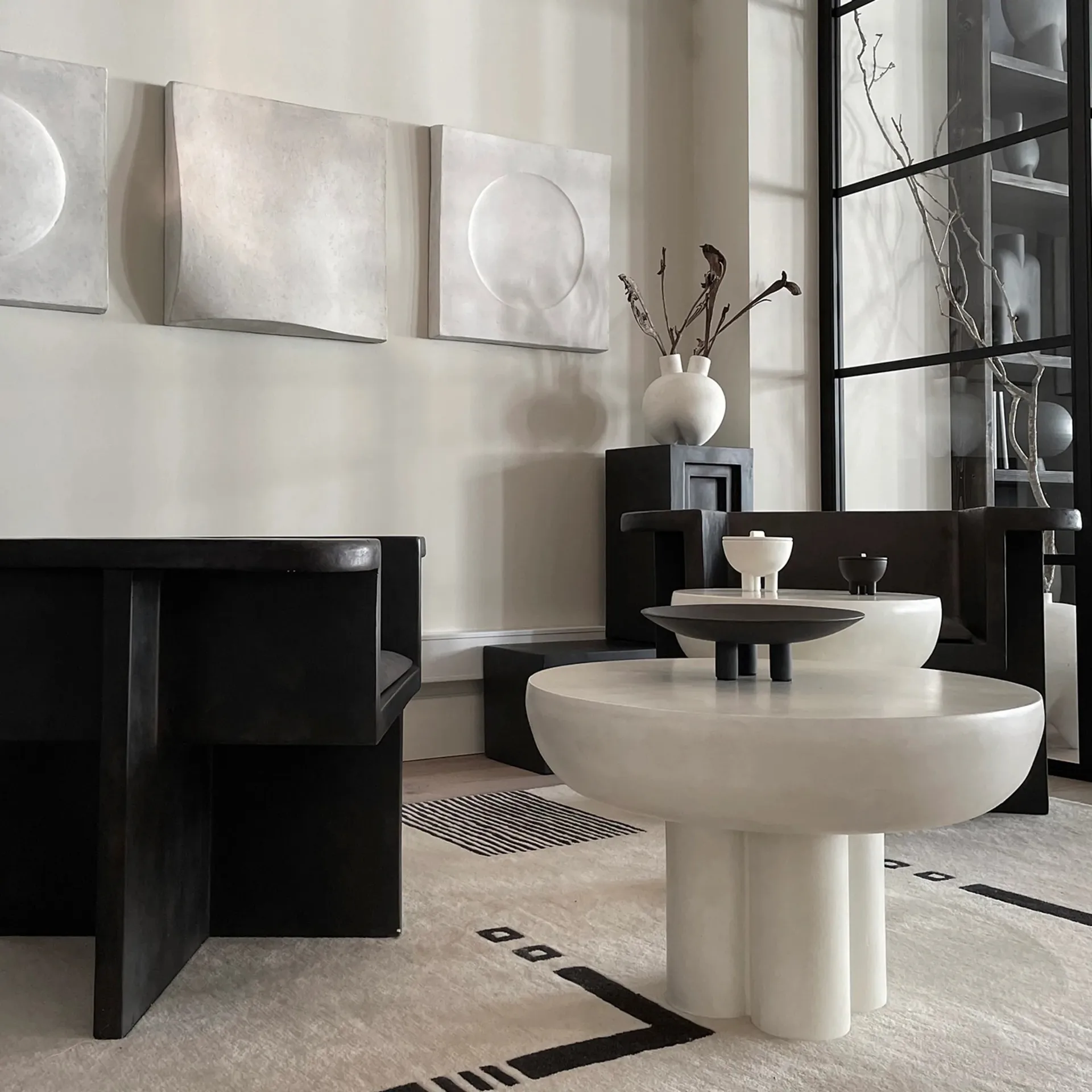 Crown 사이드 테이블 톨 Ø45 cm, Bone white 101 Copenhagen | 101 코펜하겐