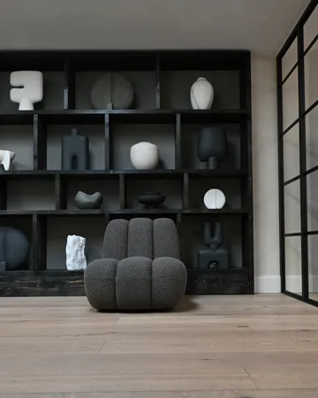 토 라운지 체어 부클레 - Deep taupe - 101 Copenhagen | 101 코펜하겐