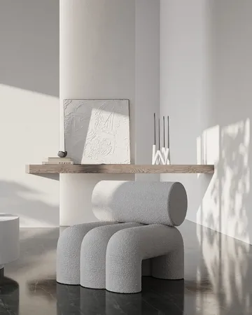Foku Chair 라운지 암체어 - Boucle - 101 Copenhagen | 101 코펜하겐