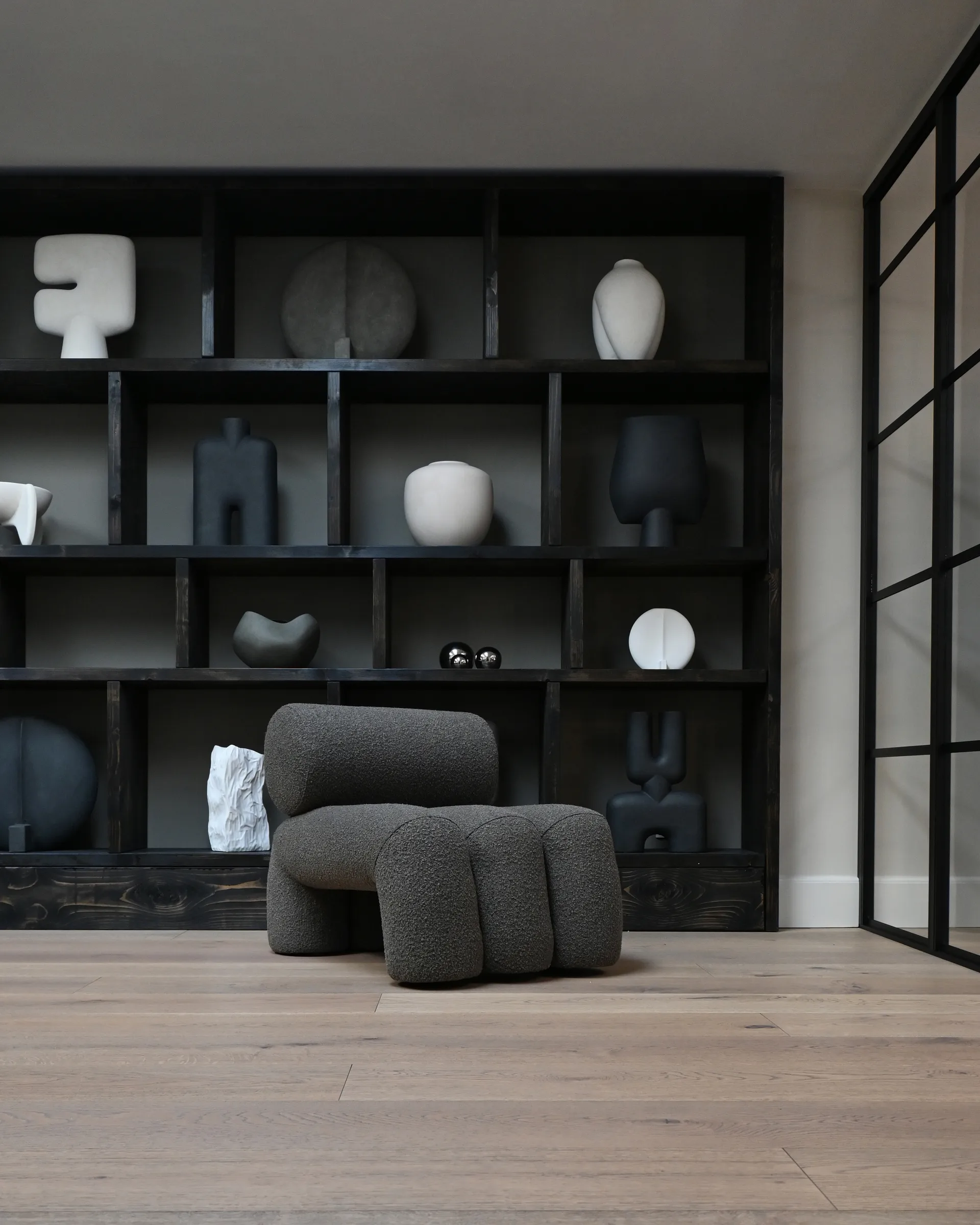 Foku Chair 라운지 암체어, Deep taupe 101 Copenhagen | 101 코펜하겐