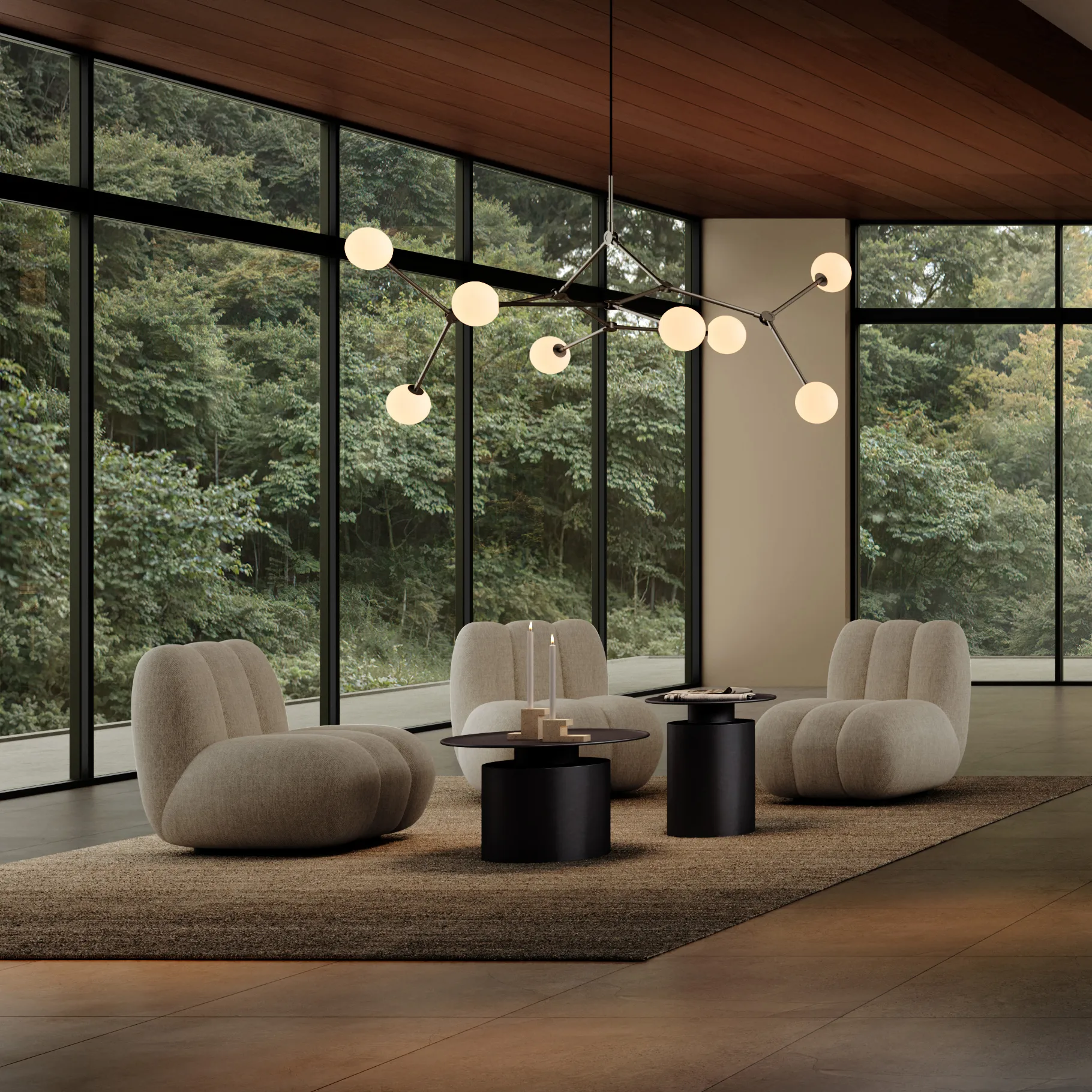 드롭 샹들리에 벌프 샹들리에 그란데, Gray 101 Copenhagen | 101 코펜하겐