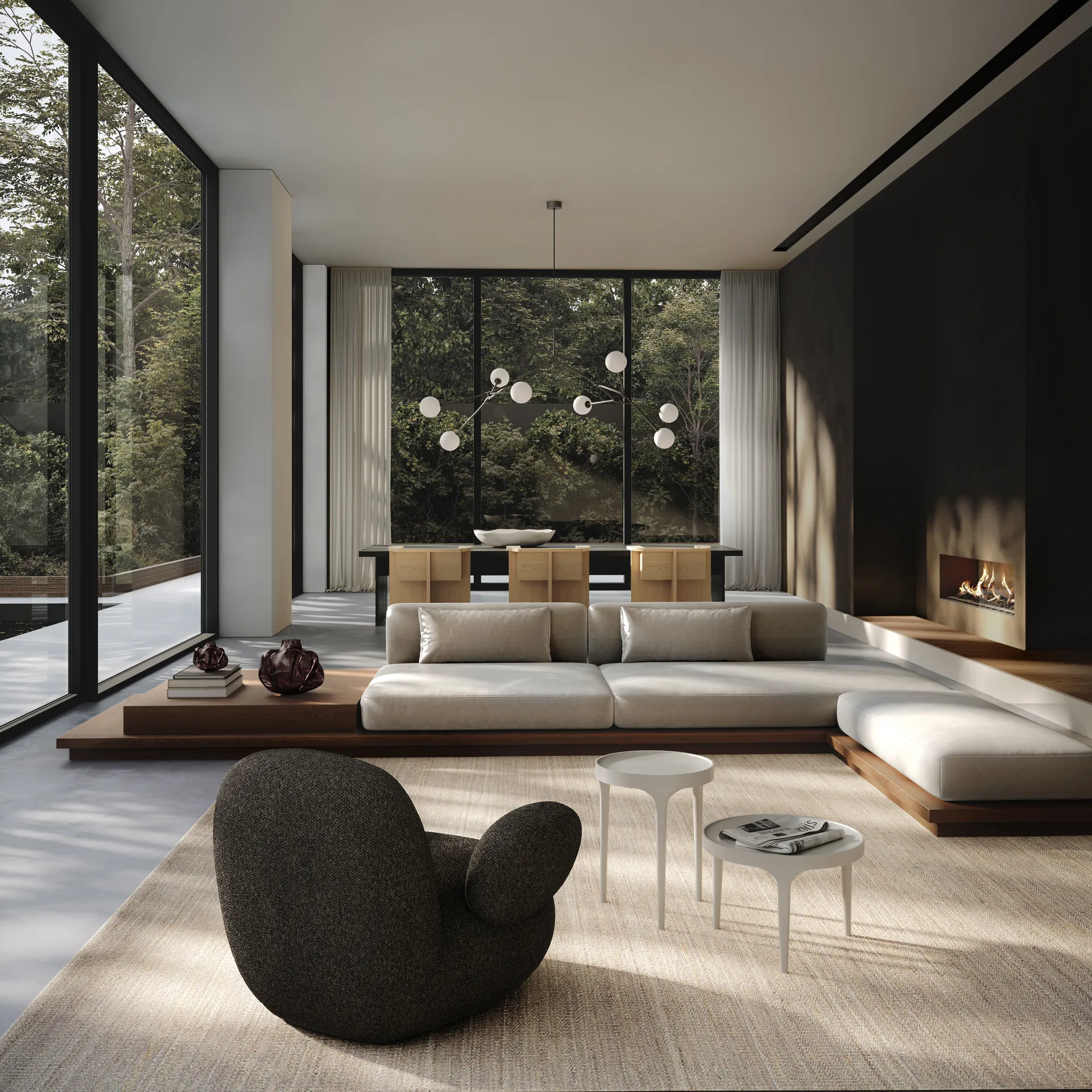 드롭 샹들리에 벌프 샹들리에 그란데, Gray 101 Copenhagen | 101 코펜하겐