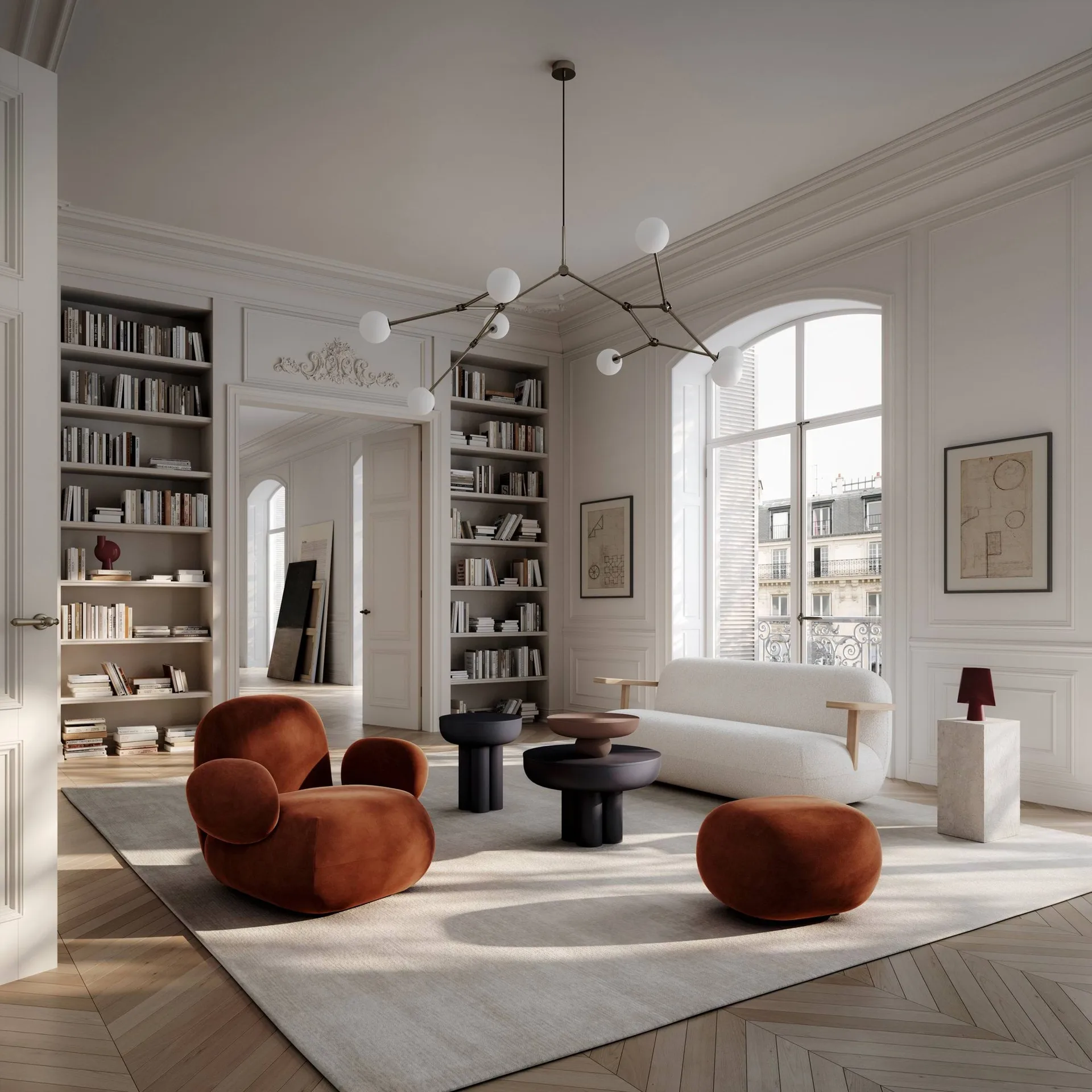스피어 버블 화병 미듐, Maroon 101 Copenhagen | 101 코펜하겐