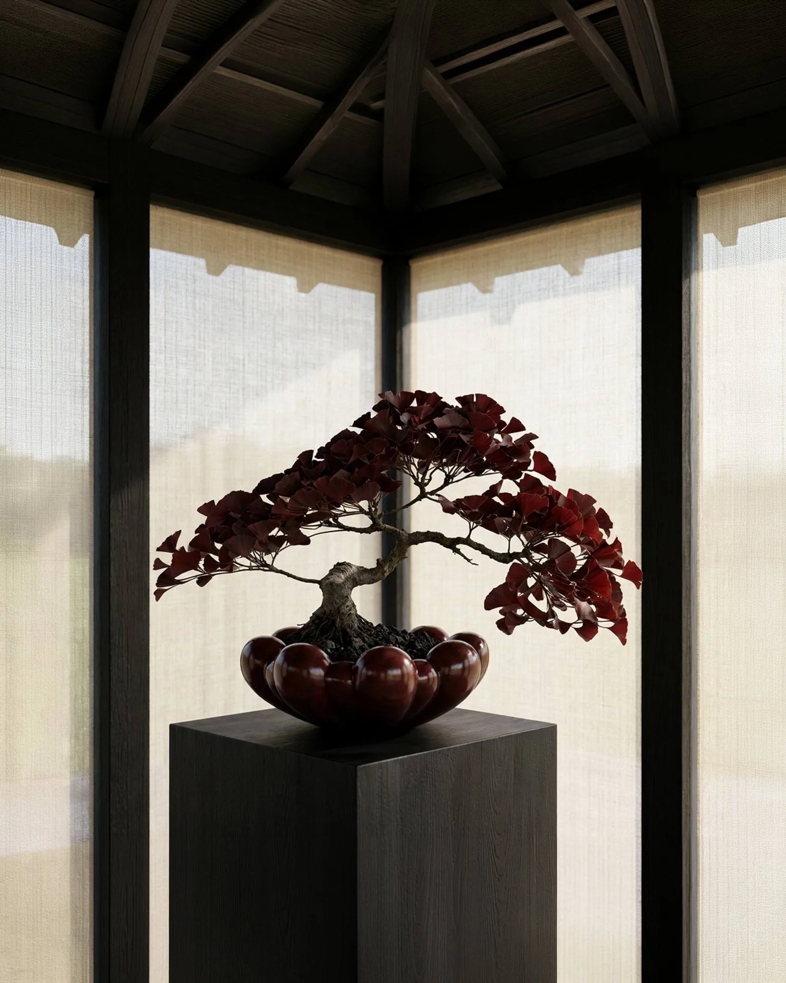 블룸 트레이 보울 라지, Maroon 101 Copenhagen | 101 코펜하겐