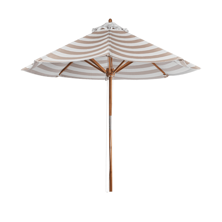 히슐트 파라솔 270 cm - Beige stripe-teak - 1898