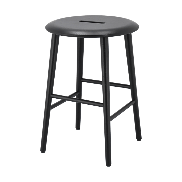 노르보 스툴 45 cm - Black lacquered oak - 1898