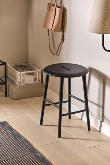 노르보 스툴 45 cm - Black lacquered oak - 1898