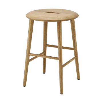 노르보 라운드 스툴 53 cm - Natural lacquered oak, Ø38x53 cm - 1898