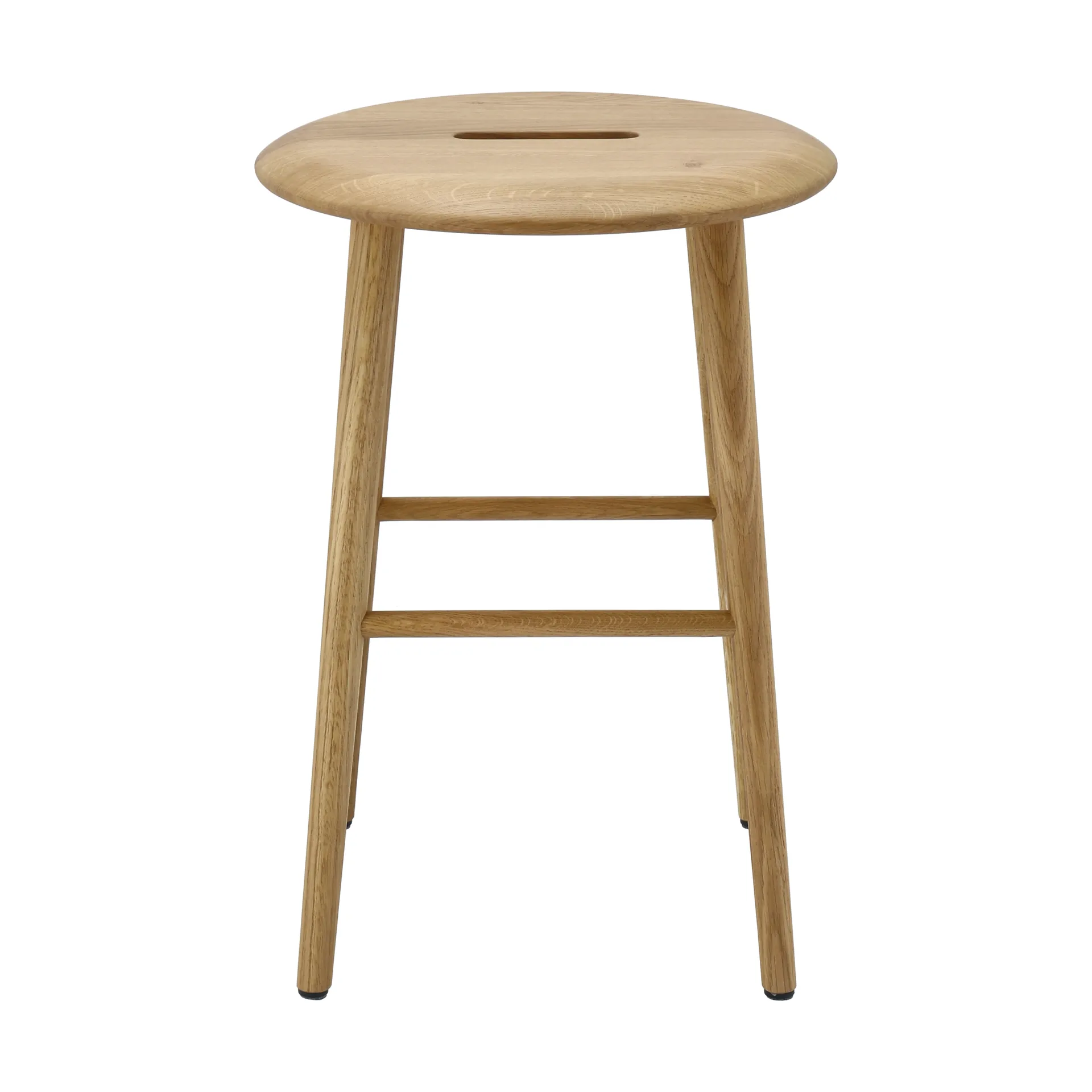 노르보 라운드 스툴 53 cm, Natural lacquered oak, Ø38x53 cm 1898