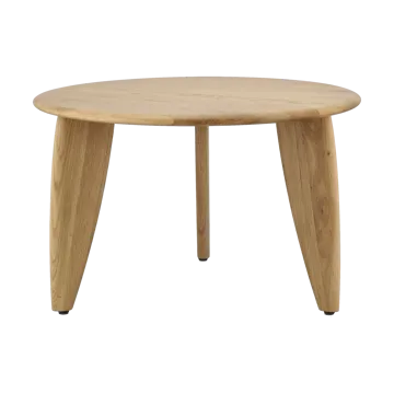 리케비 커피 테이블 Ø60x37.5cm - Natural lacquered oak - 1898