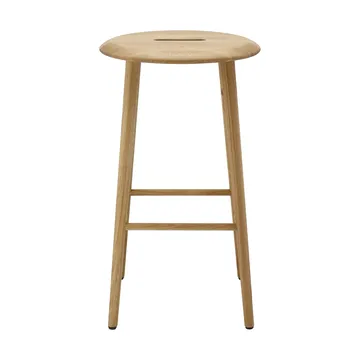 노르보 라운드 바 스툴 65 cm - Natural lacquered oak - 1898