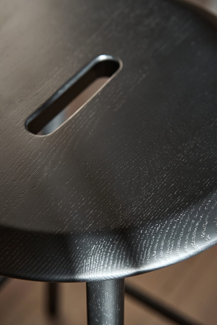 노르보 스툴 65cm, Black lacquered oak 1898