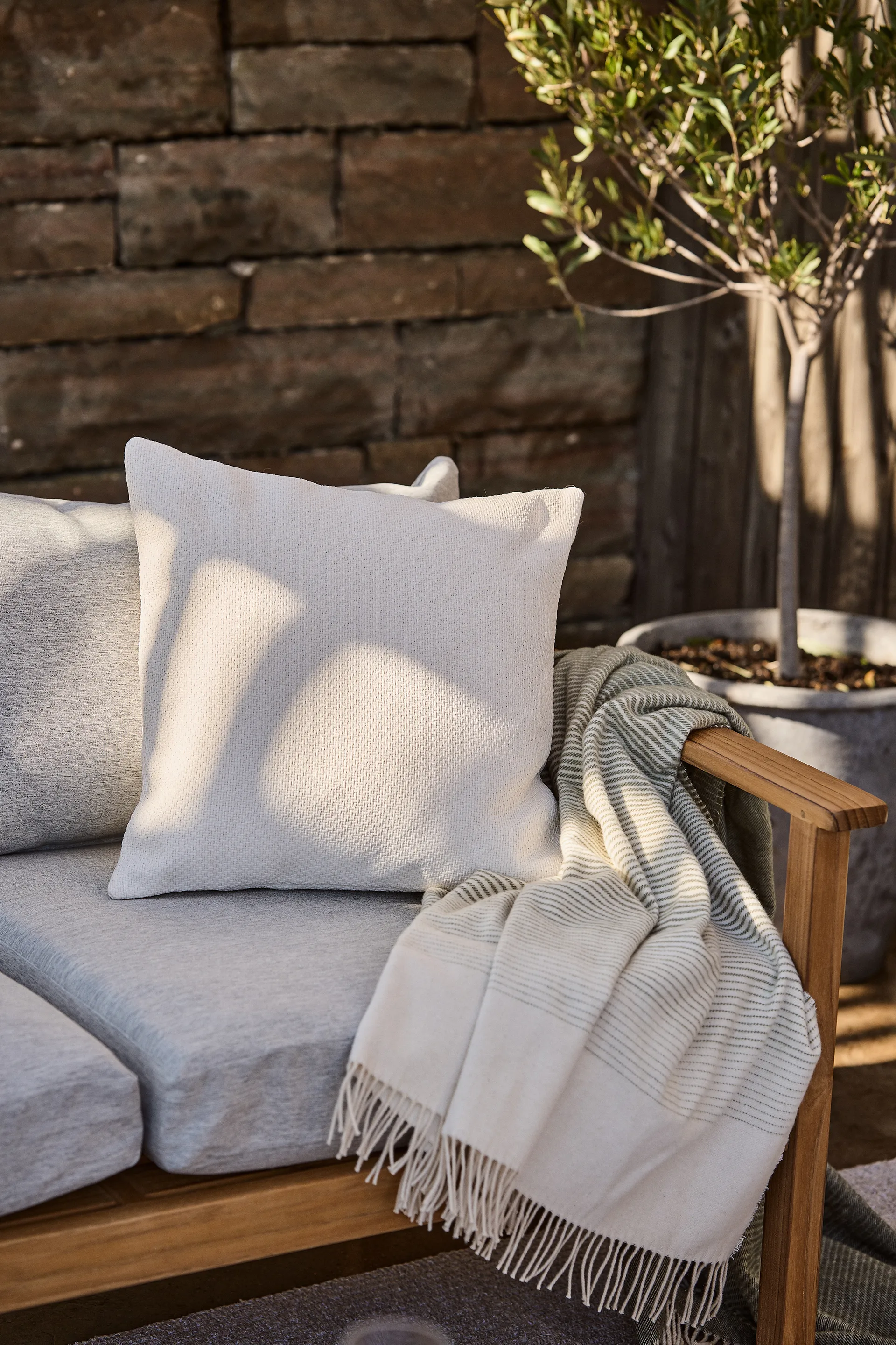 Asaryd 쿠션 45x45 cm, White 1898