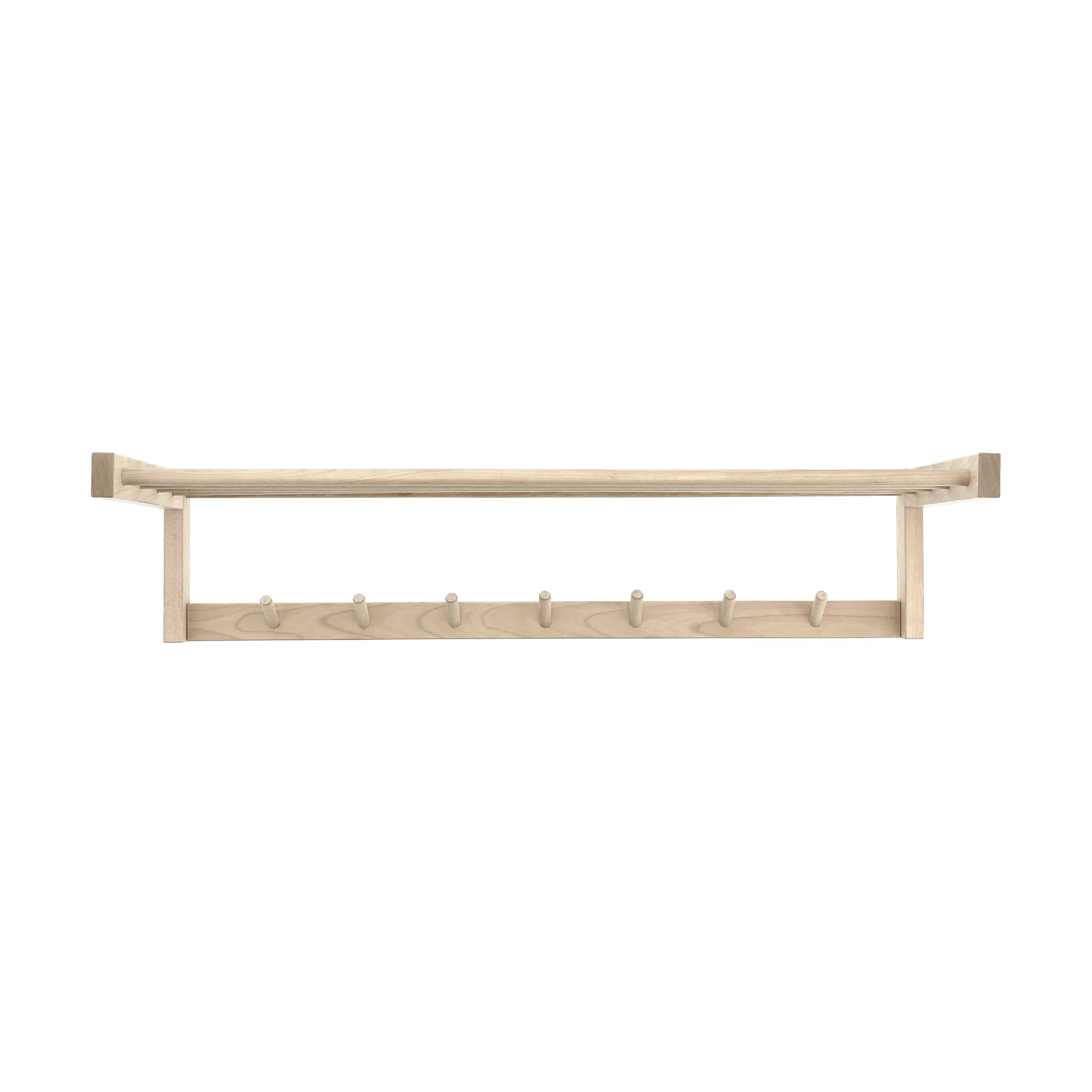 백케보 모자 행거, Birch, 7 knobs 1898