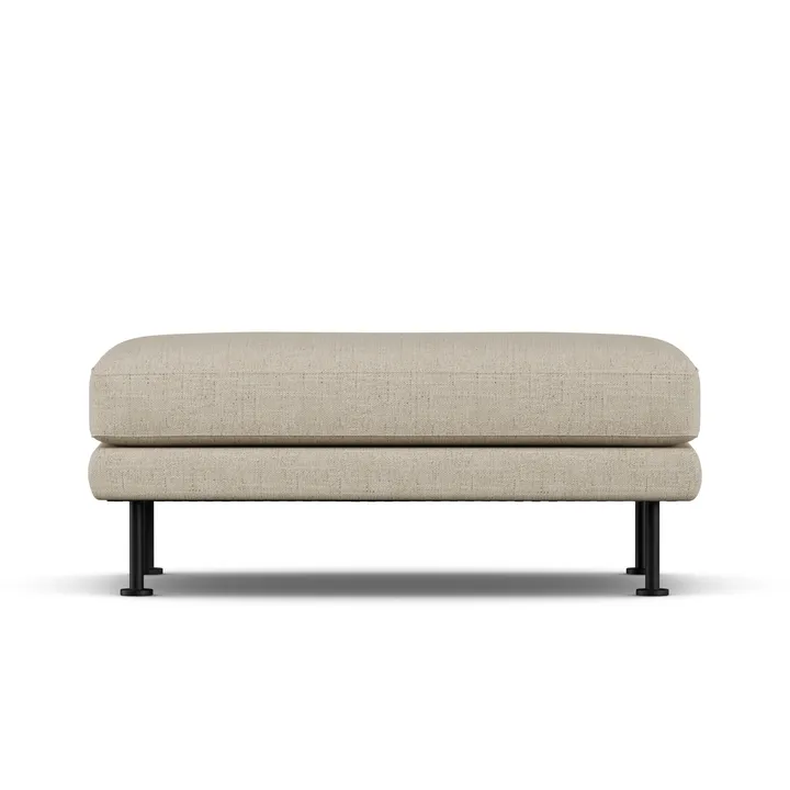 Bredhult 풋 스툴 - Bern Beige 0341-black steel - 1898