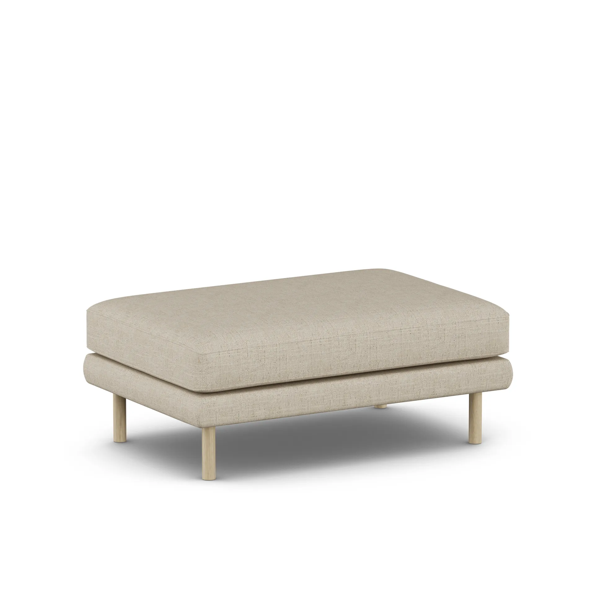 Bredhult 풋 스툴, Bern Beige 0341-white-oiled oak 1898