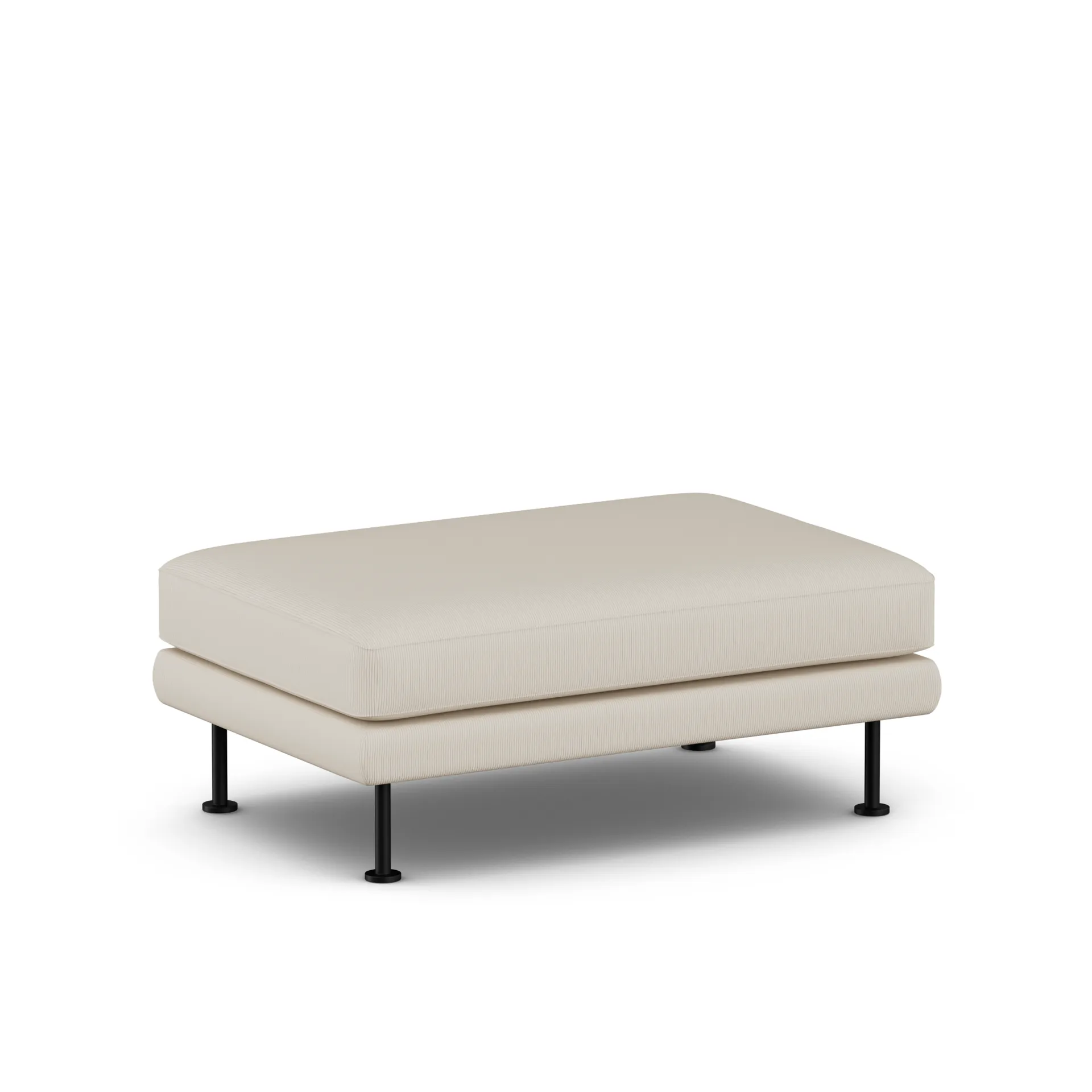 Bredhult 풋 스툴, Jump Beige 1956-black steel 1898