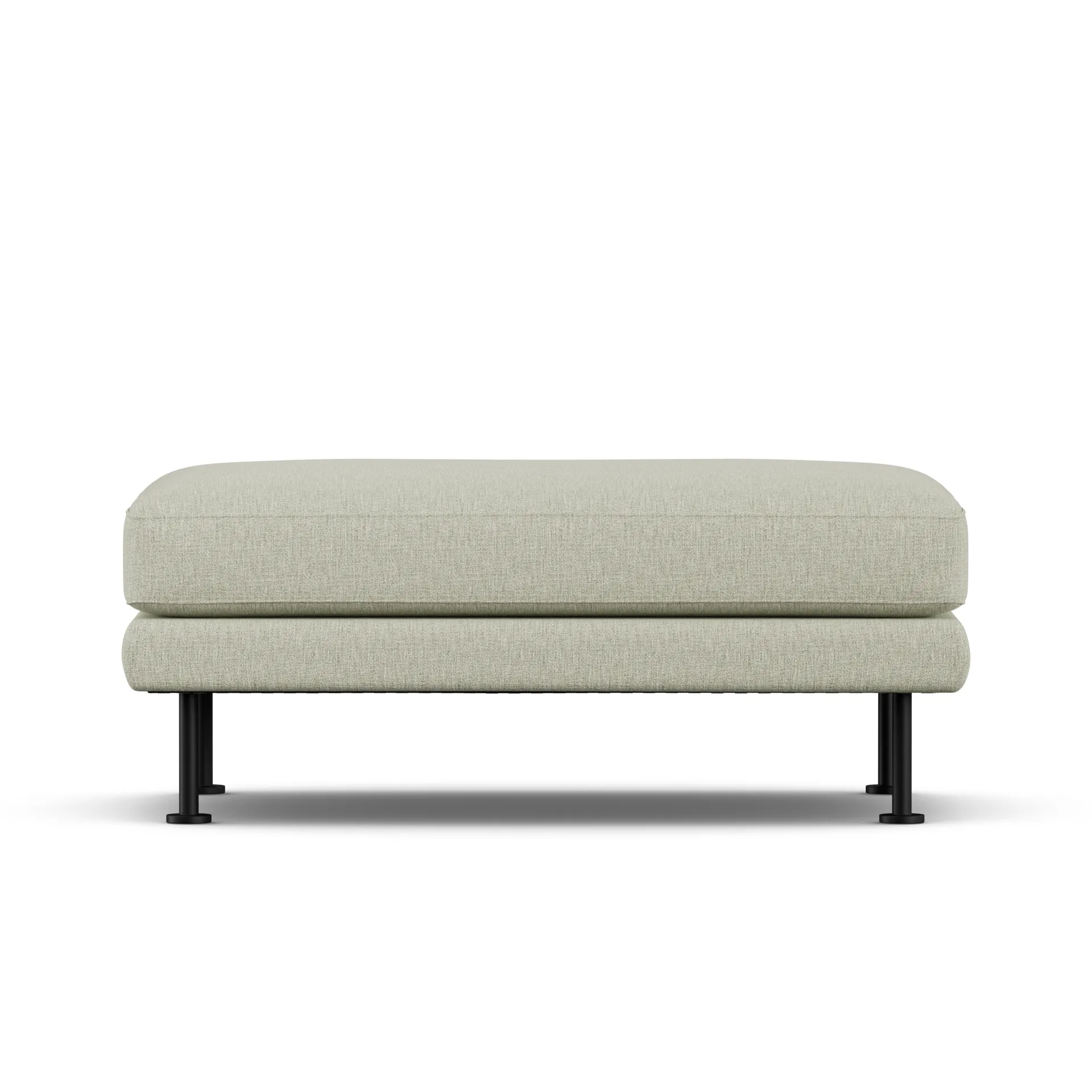 Bredhult 풋 스툴, Luiza Beige 3981-black steel 1898