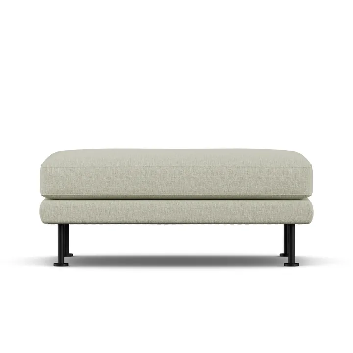 Bredhult 풋 스툴 - Luiza Beige 3981-black steel - 1898