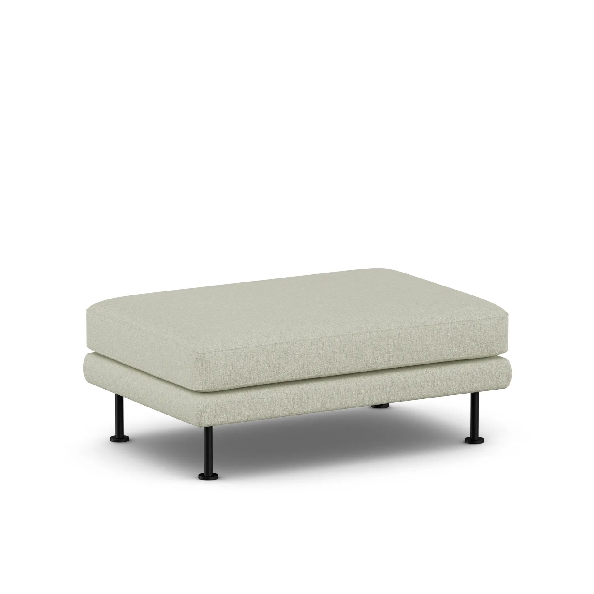 Bredhult 풋 스툴, Luiza Beige 3981-black steel 1898