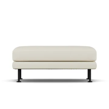 Bredhult 풋 스툴 - Oslo Nature 1540-black steel - 1898