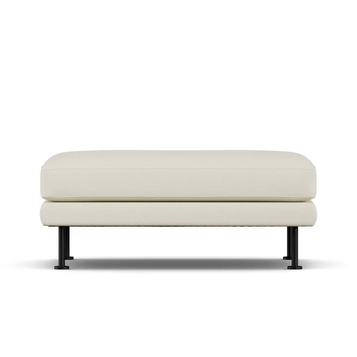 Bredhult 풋 스툴 - Oslo Nature 1540-black steel - 1898