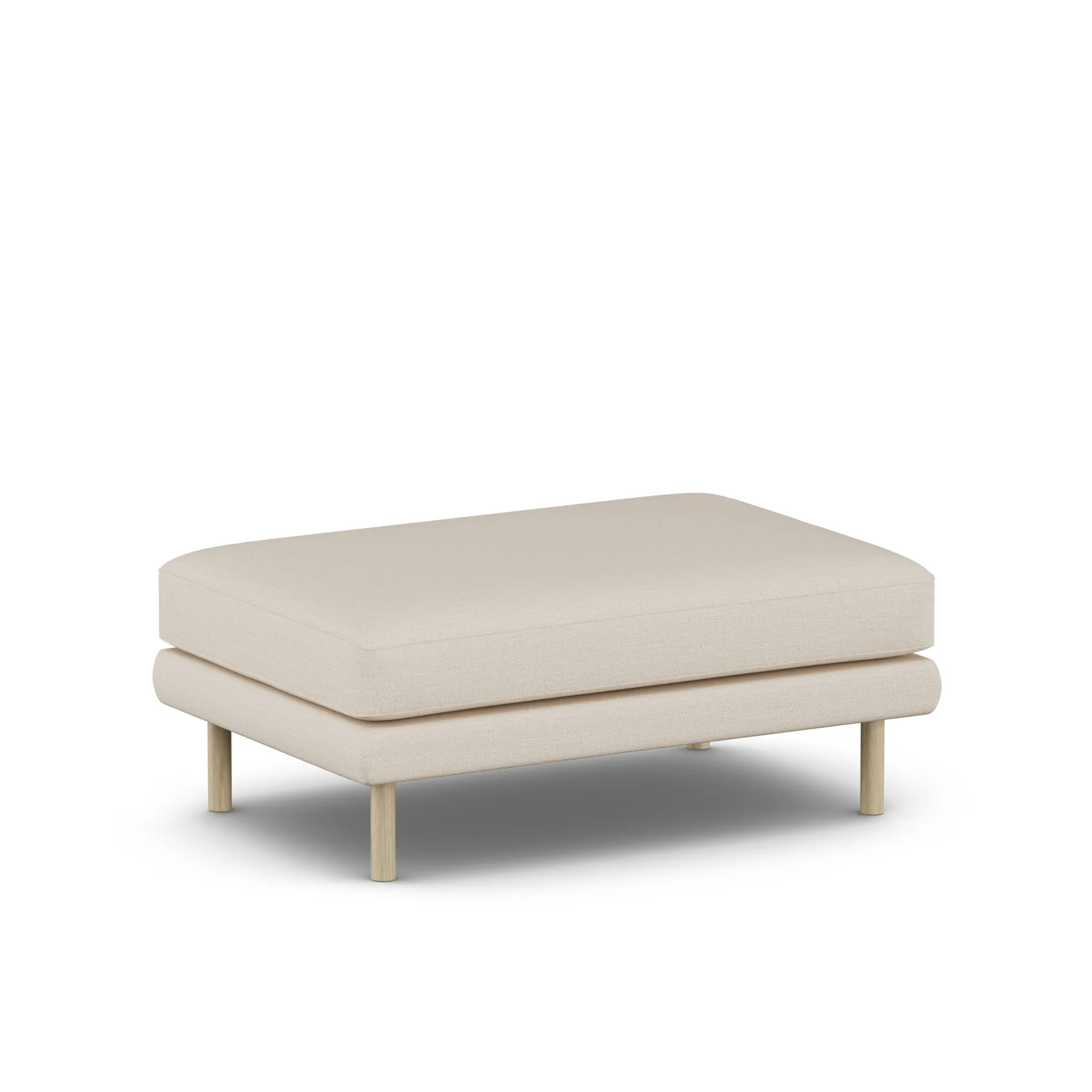 Bredhult 풋 스툴, Same Beige 6670-white-oiled oak 1898