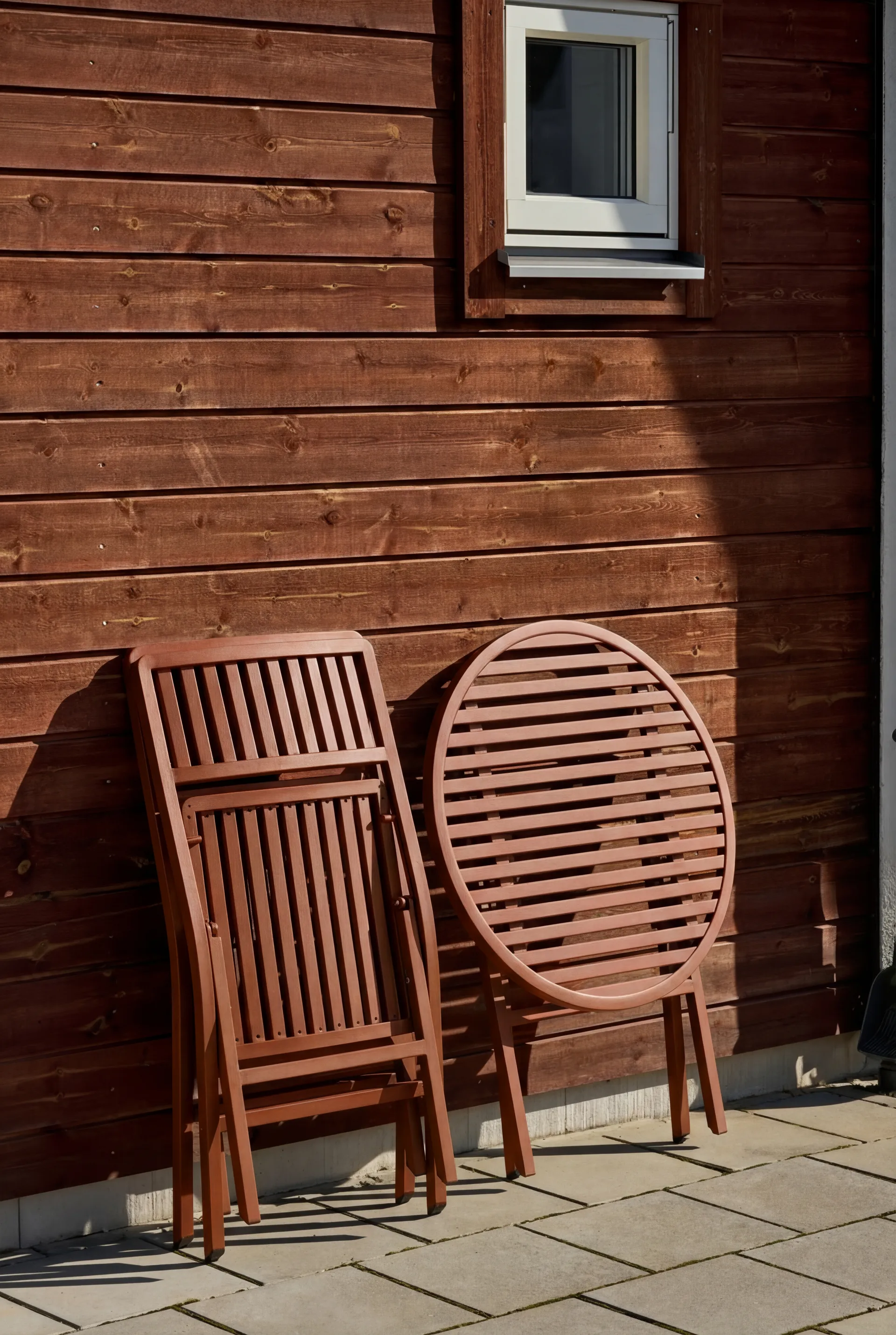 베로나 폴딩 체어, Burnt red 1898